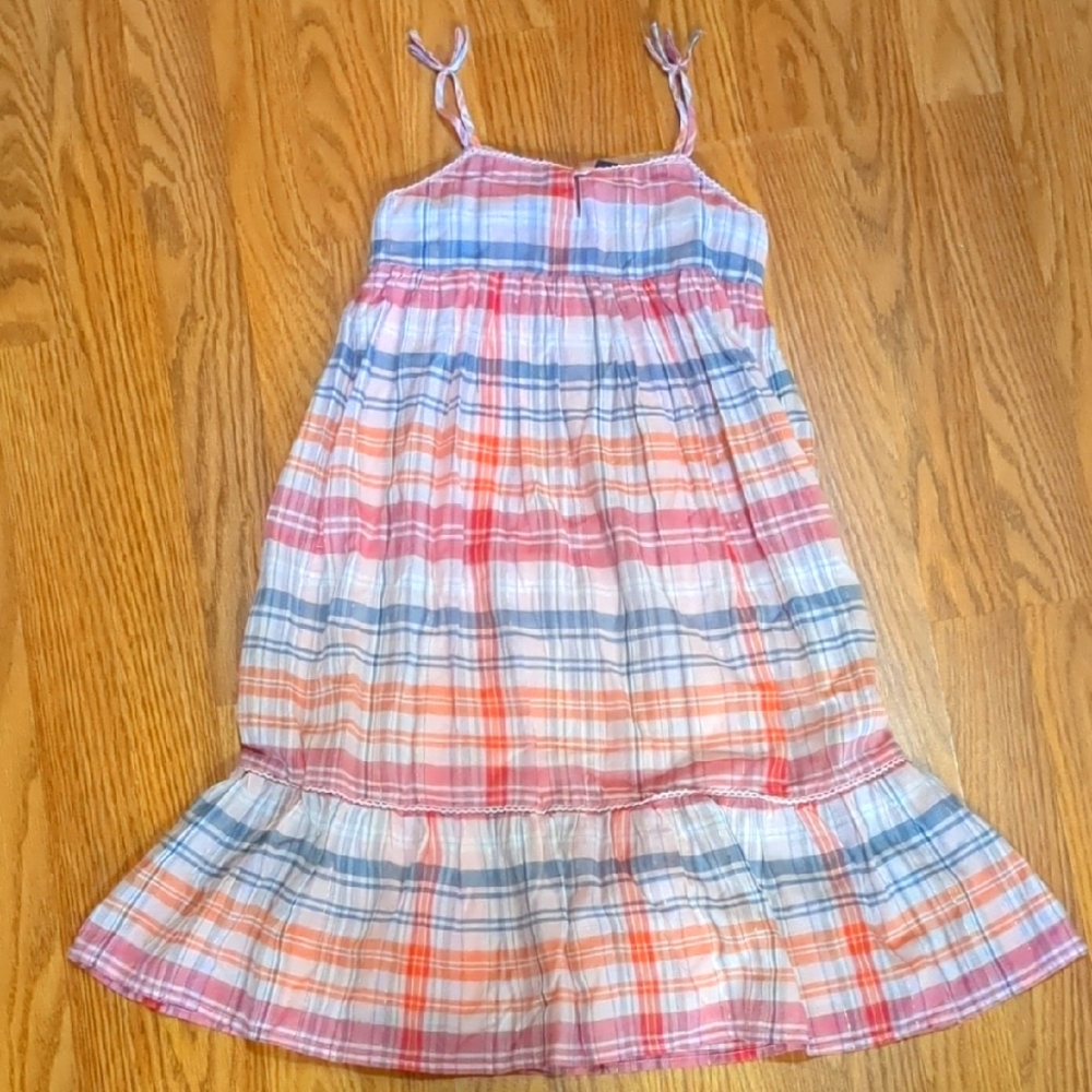 Baby GAP Multicolor Plaid Kids Maxi Dress
